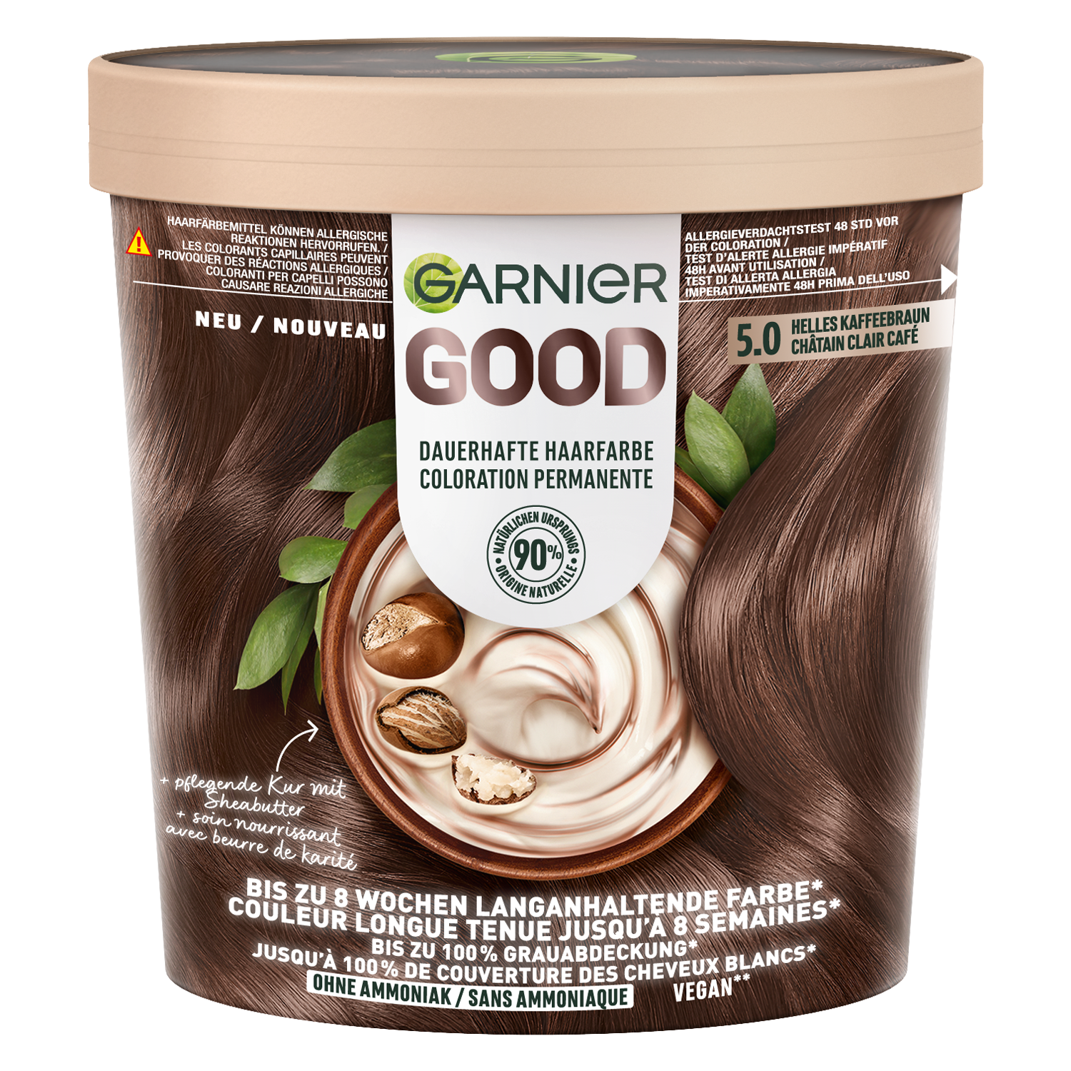 Garnier Good Color permanent 5.0 Coffe Roast Brown Tb