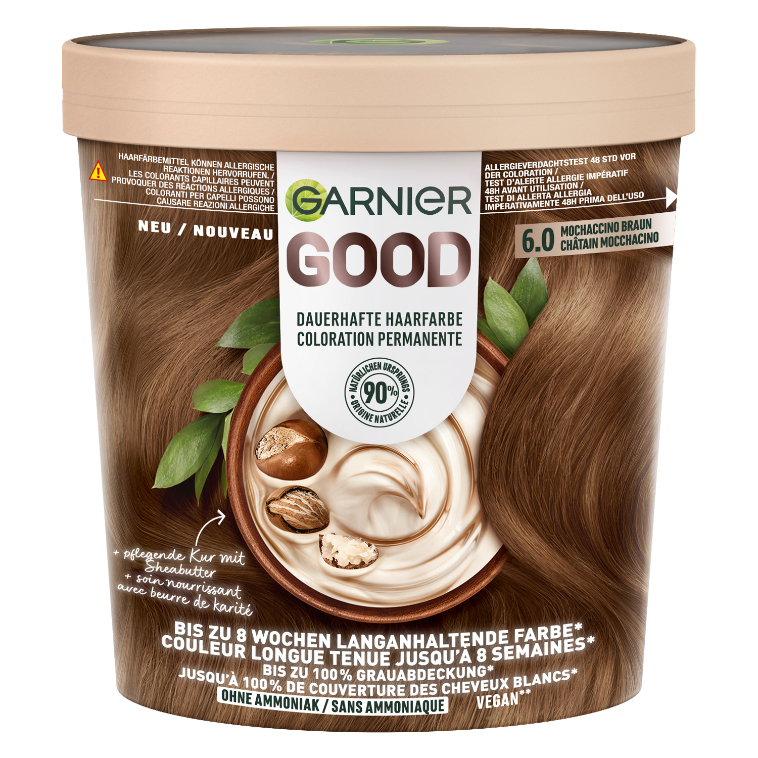 Garnier Good Color permanent 6.0 Mochaccino Brown Tb