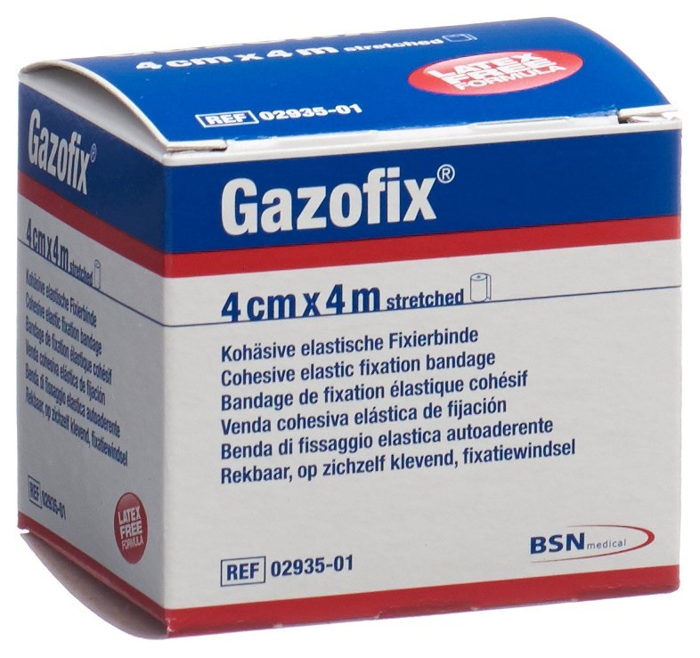 Gazofix kohäsive Fixierbinde 4cmx4m hautfarben latexfrei