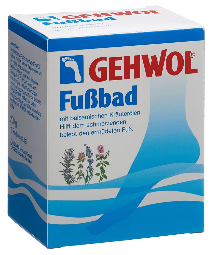Gehwol Fussbad 10 Beutel 20 G
