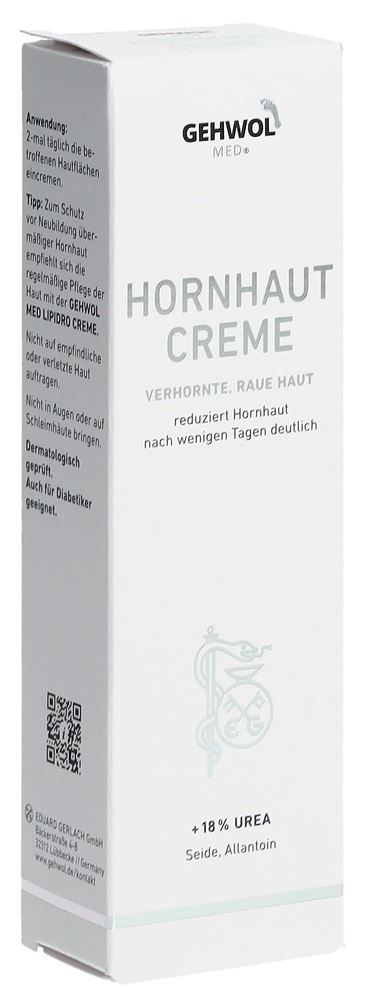 Gehwol MED Hornhaut Creme Tb 75 ml