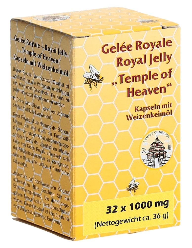 Gelée Royale Royal Jelly Kaps Temple of Heaven Ds 32 Stk