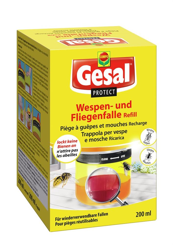 Gesal Protect Wespen- und Fliegenfalle Refill 200 ml