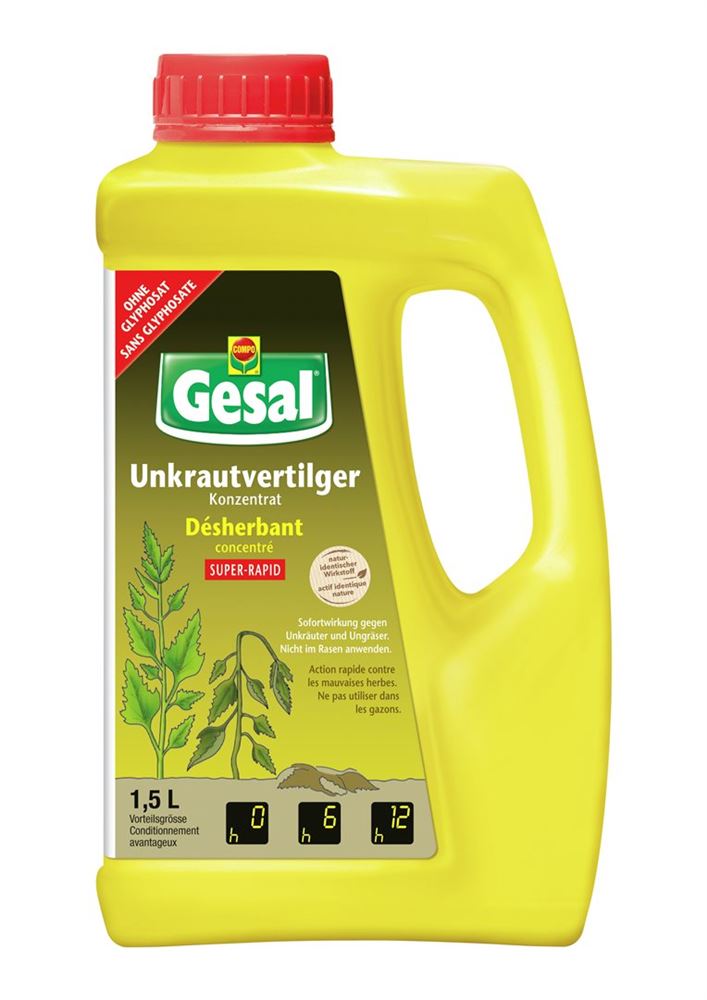 Gesal Unkrautvertilger Konzentrat Super-Rapid Fl 1500 ml