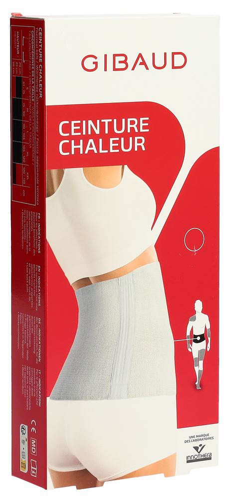 Gibaud Chaleur Nierenwärmer L 25cm anthrazit