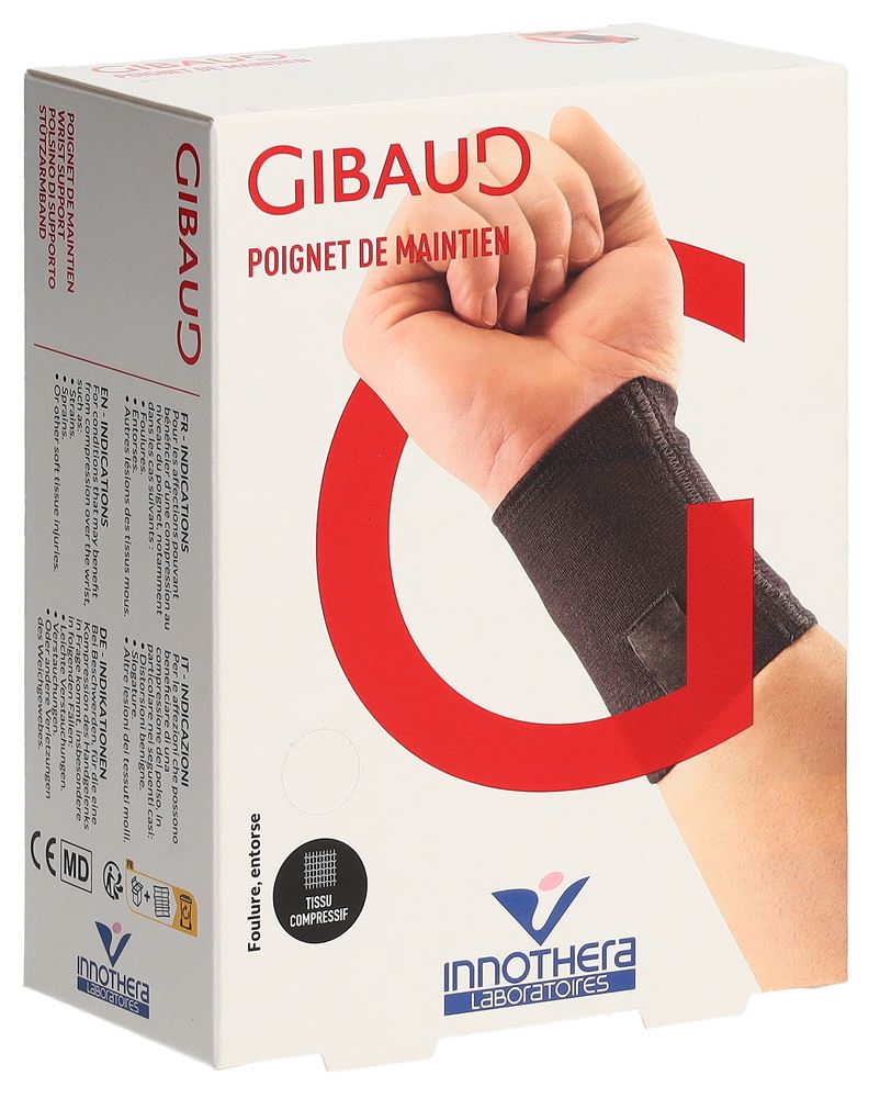 Gibaud Stützarmband Gr2 15-17cm schwarz