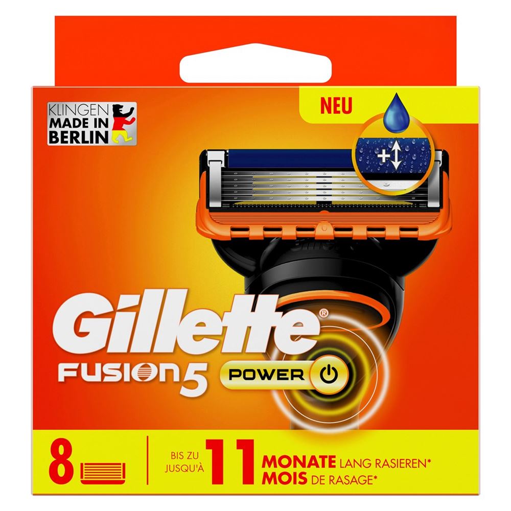 Gillette Fusion5 Power Systemklingen 8 Stk