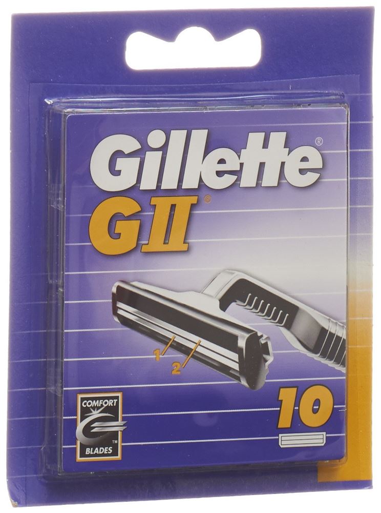 Gillette GII Ersatzklingen 10 Stk