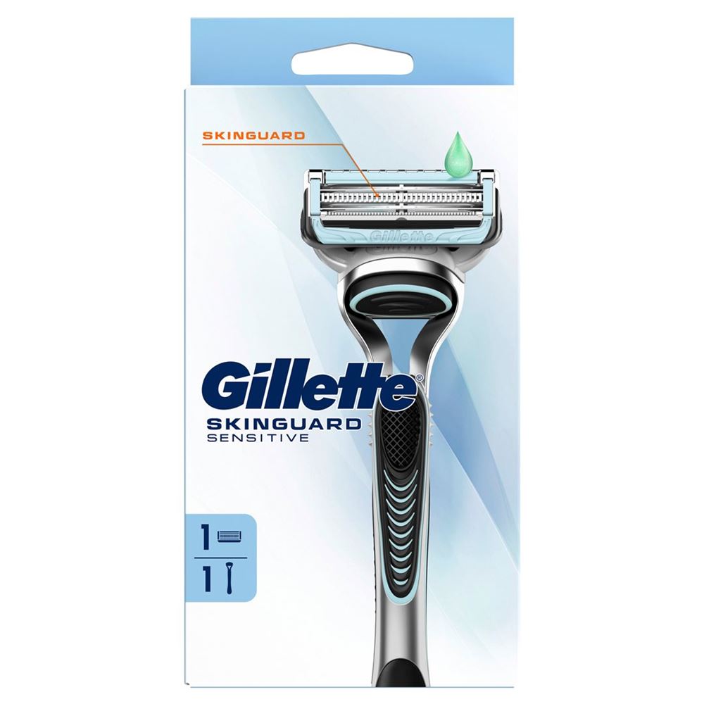 Gillette SkinGuard Sensitive Rasierapparat Aloe Vera mit 1 Klinge