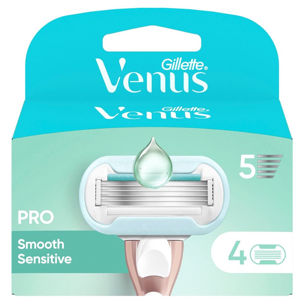Gillette Venus Pro Smooth Sensitive Systemklingen 4 Stk