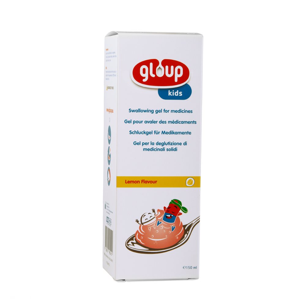 Gloup Schluck Gel für Medikamente Kids Zitrone Tb 150 ml