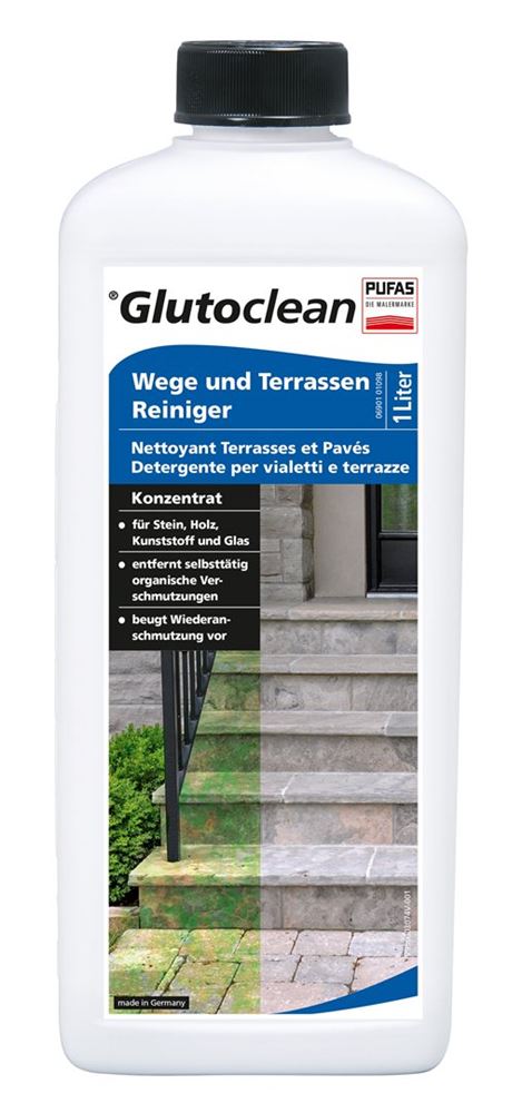 Glutoclean Wege + Terrassen Reiniger Fl 1 lt