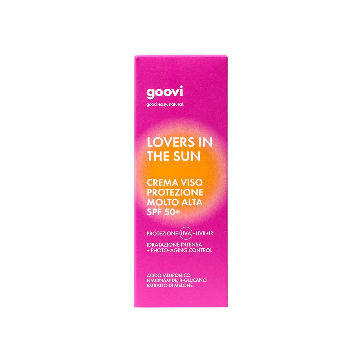 Goovi Lovers IN THE SUN Gesichtssonnencreme mit sehr hohem Schutzfaktor Spf50+ Disp 50 ml
