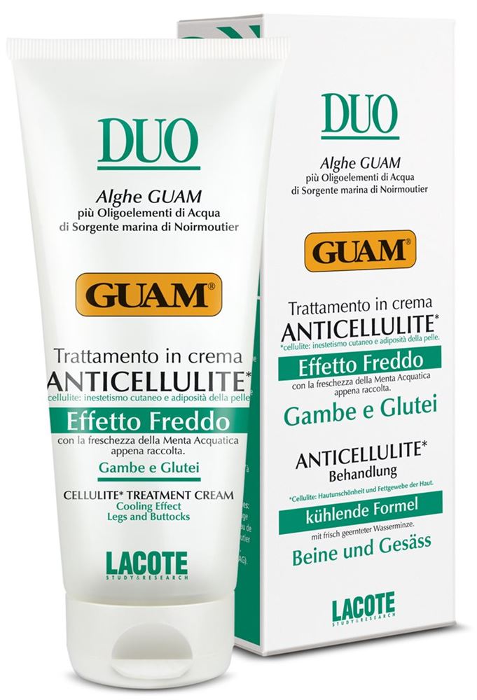 Guam DUO Massagecreme bei Cellulite kühlend 200 ml