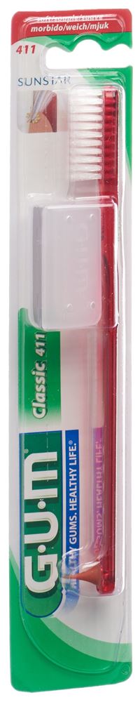 GUM Classic Zahnbürste Full Soft 4-reihig
