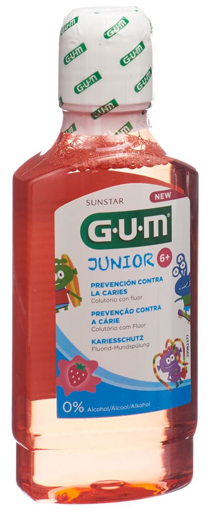 GUM Junior Mundspülung ab 6 Jahren Fl 300 ml