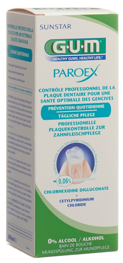 GUM Paroex Mundspülung 0.06 % Chlorhexidin 500 ml