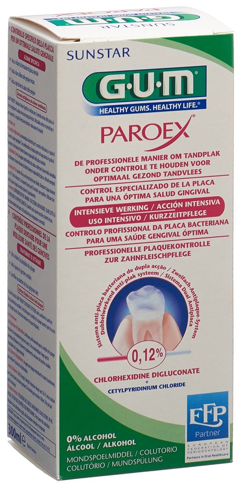 GUM Paroex Mundspülung 0.12 % Chlorhexidin 300 ml