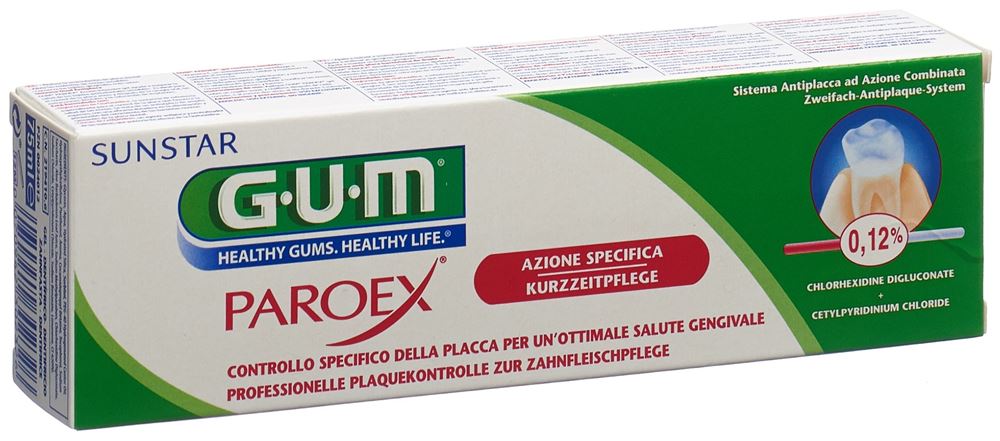 GUM Paroex Zahnpasta 0.12 % Chlorhexidin 75 ml