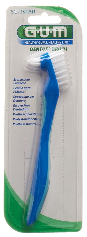 GUM Prothesenbürste hart