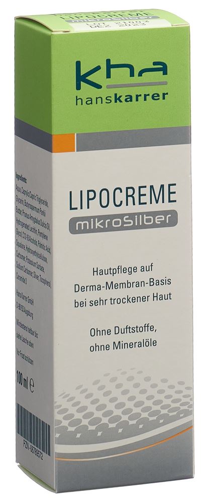 Hans Karrer Lipocreme MikroSilber 100 ml