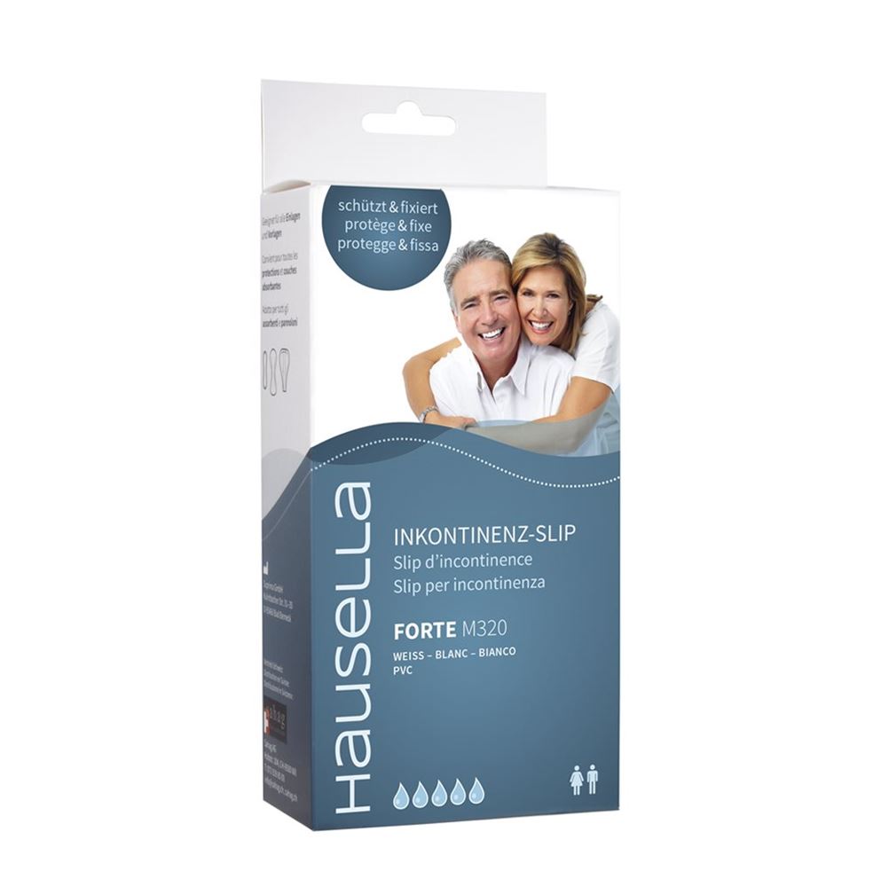 Hausella Inkontinenz-Slip Forte M320 M unisex weiss aus PVC
