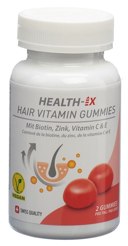 Health-iX Hair Vitamin Gummies vegan Ds 48 Stk