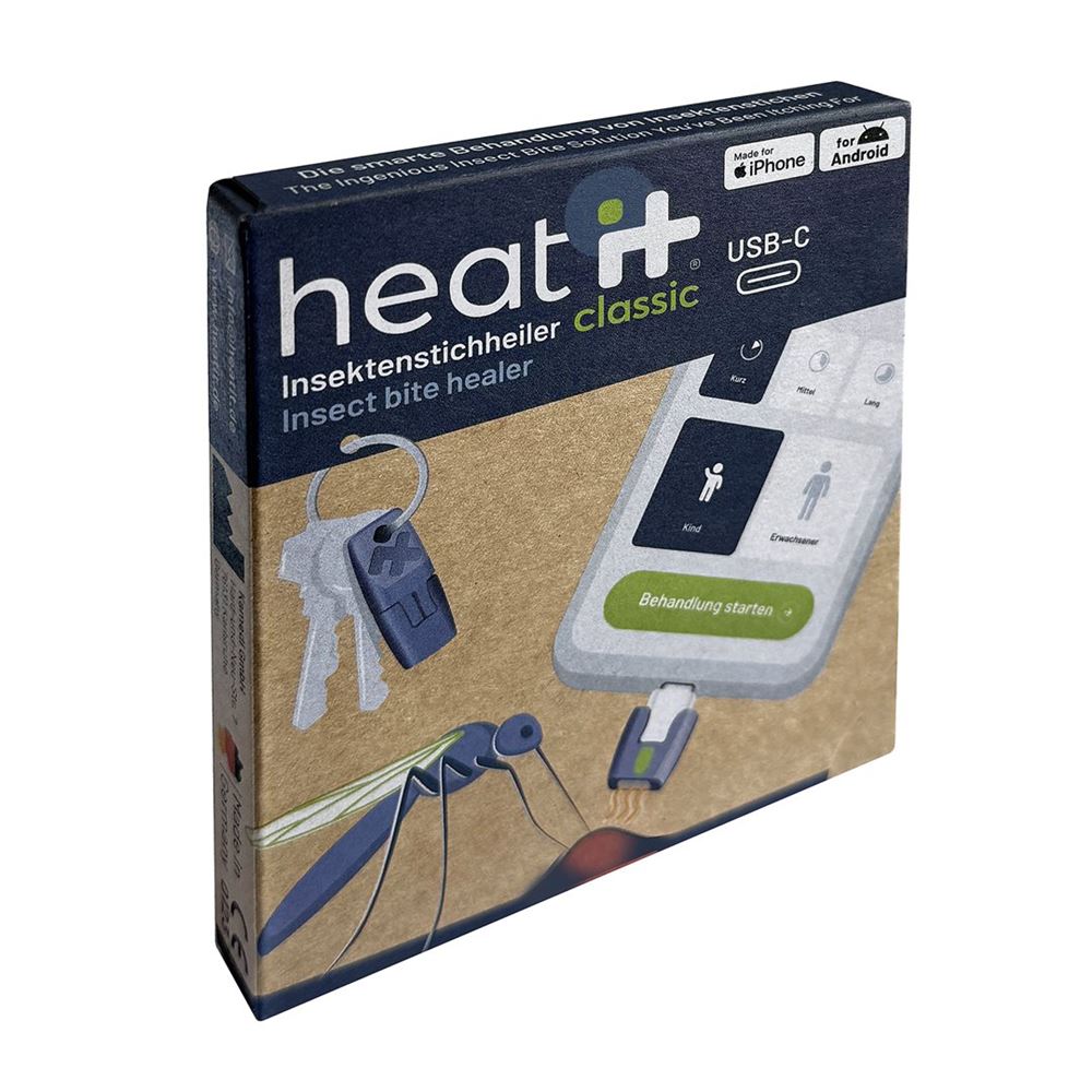 heat it classic Insektenstichheiler für Smartphones mit Usb-C Anschluss inklusive VRB Box