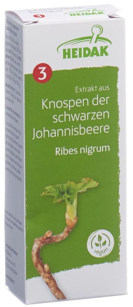 Heidak Knospe schwarze Johannisbeere Ribes nigrum Glyc Maz Fl 30 ml