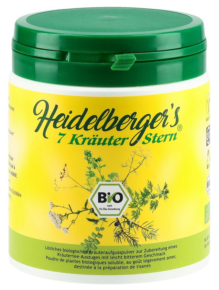 Heidelbergers 7 Kräuter Stern Plv Bio Ds 250 g