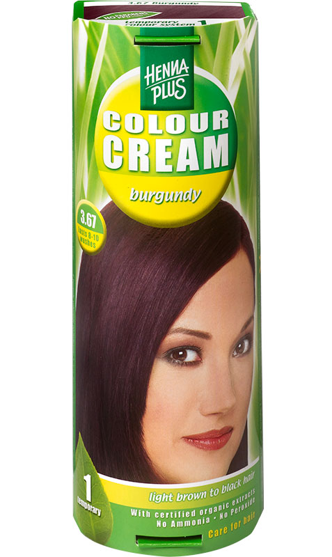 Henna Plus Colour Cream 3.67 burgund 60 ml