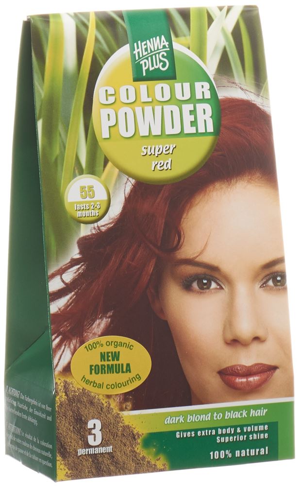 Henna Plus Colour Powder 55 super rot 100 g