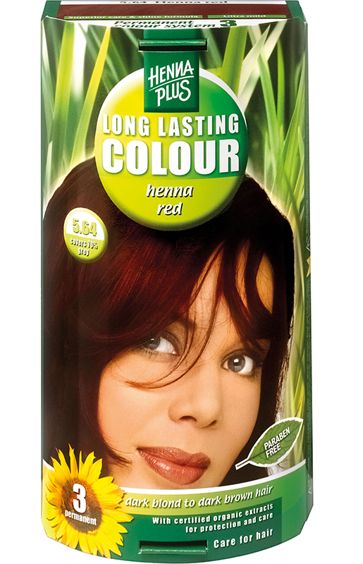 Henna Plus Long Last Colour 5.64 henna rot