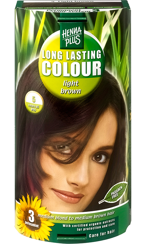Henna Plus Long Last Colour 5 hellbraun