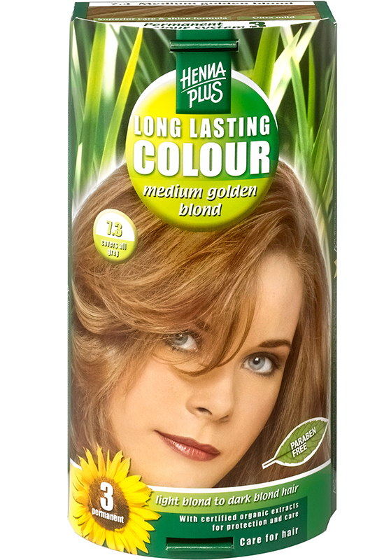 Henna Plus Long Last Colour 7.3 mittel gold blond