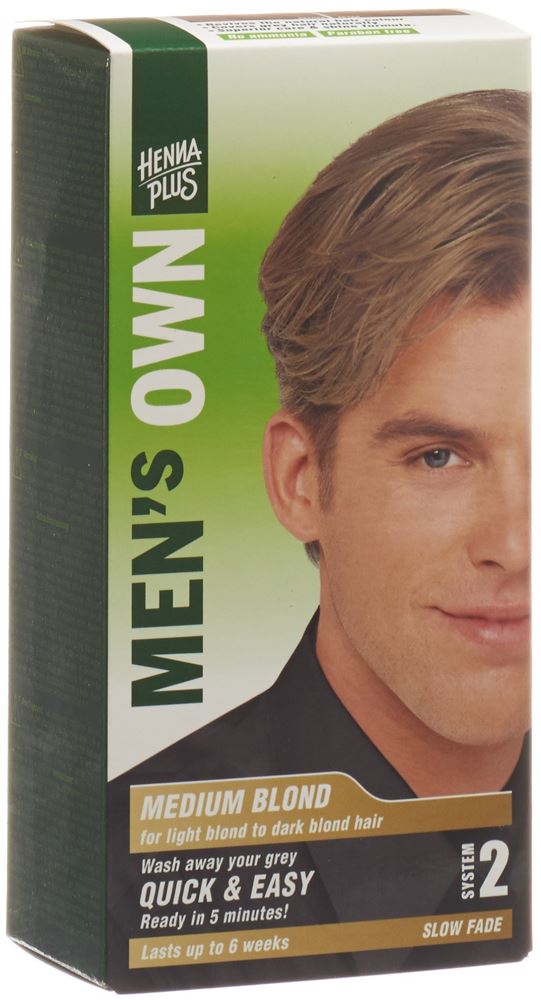 Henna Plus Mens Own System 2 mittel-blond