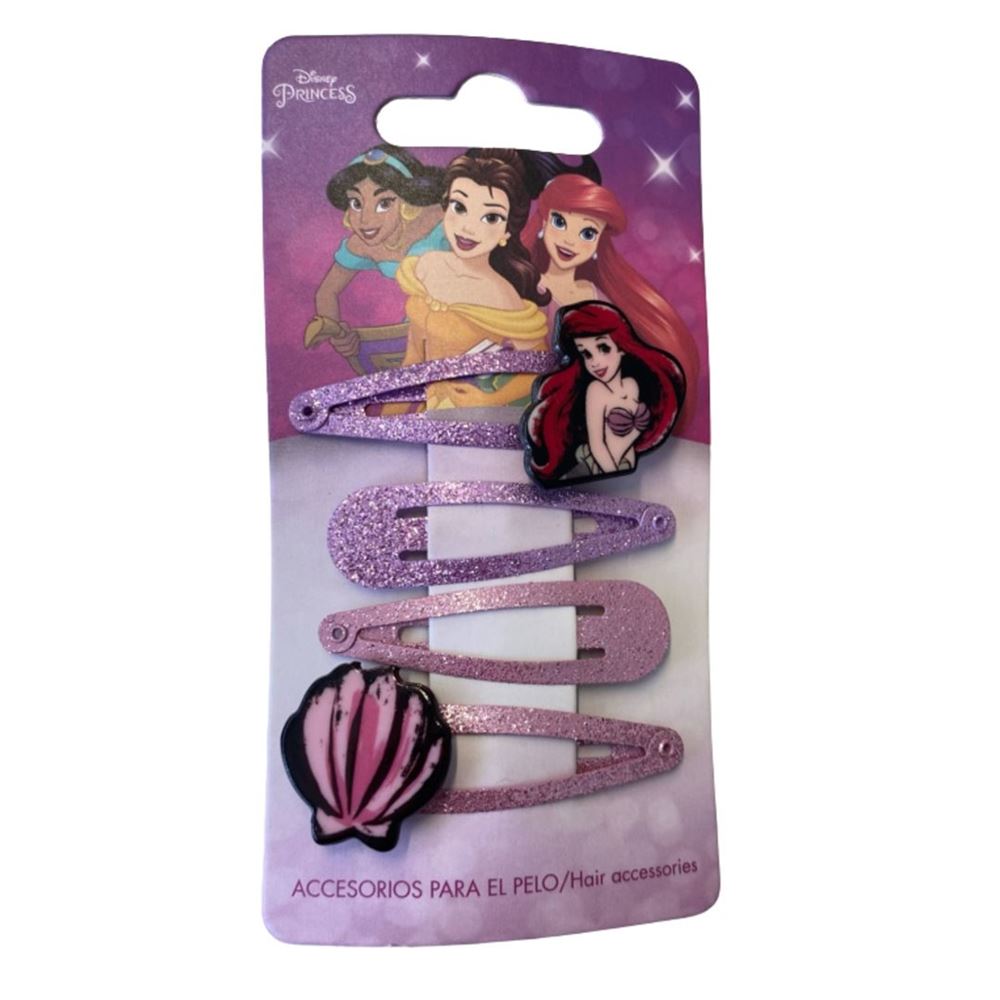 Herba Kids Clips Disney Princess 4 Stk