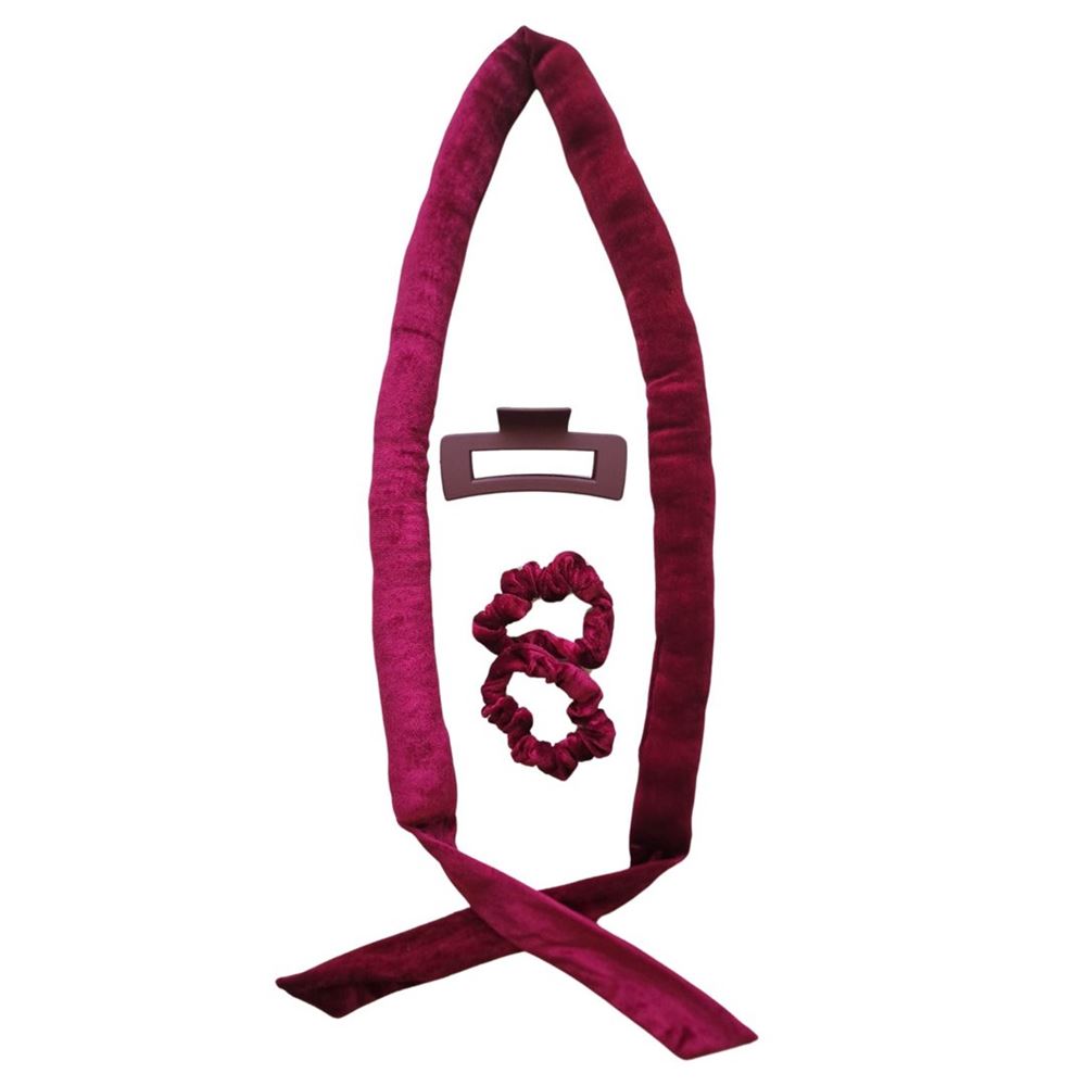 Herba Kit Hair Curler hitzefrei 4 Stück bordeaux