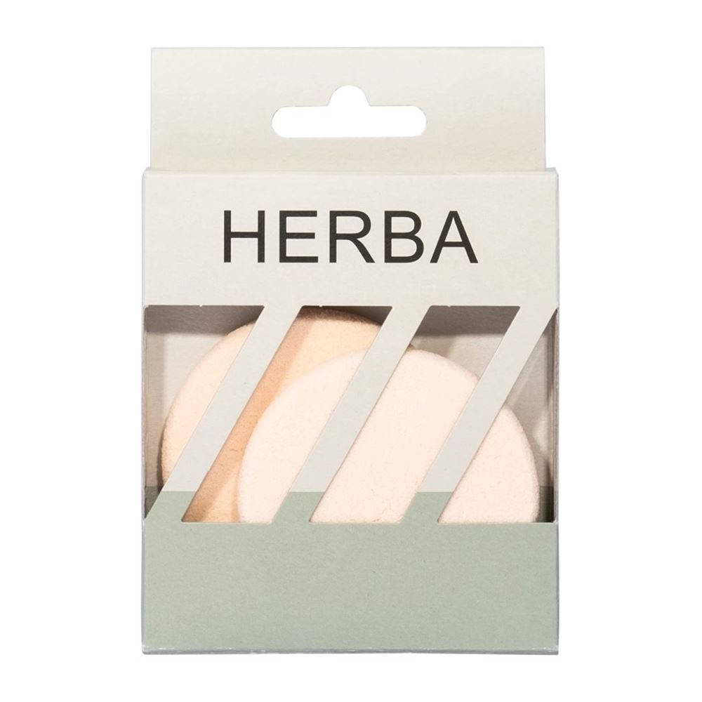 Herba Make-up Schwämmchen rund beige 2 Stk