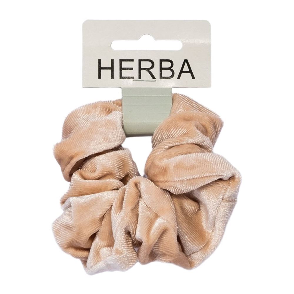Herba Scunci 11cm Samt beige