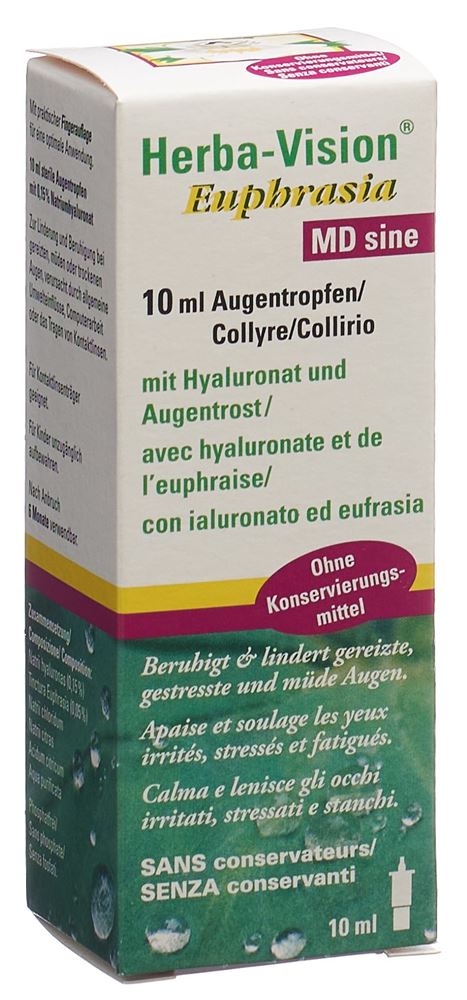 Herba Vision Euphrasia MD sine Augentropfen Fl 10 ml
