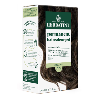 Herbatint Haarfärbegel 4N Kastanienbraun Fl 170 ml