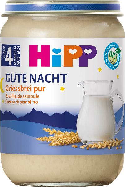 HiPP Bio Griessbrei pur Glas 190 g