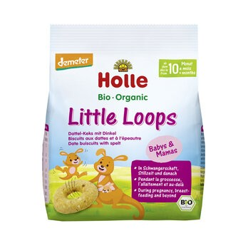 Holle Little Loops Dattel-Keks mit Dinkel Btl 80 g