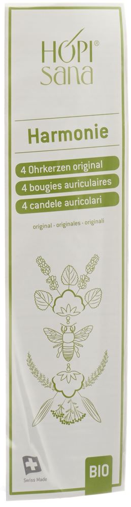 Hopisana Ohrenkerzen grün Harmonie 4 Stk