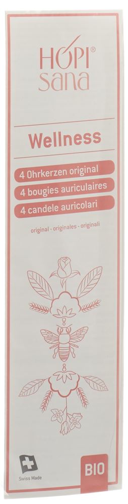 Hopisana Ohrenkerzen rosa Wellness 4 Stk