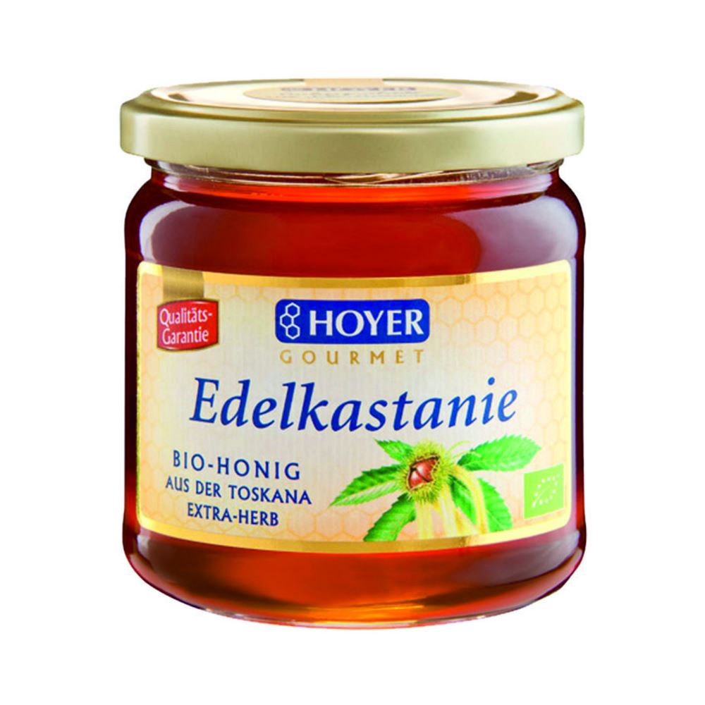 Hoyer Edelkastanienhonig Toskana Bio Glas 500 g