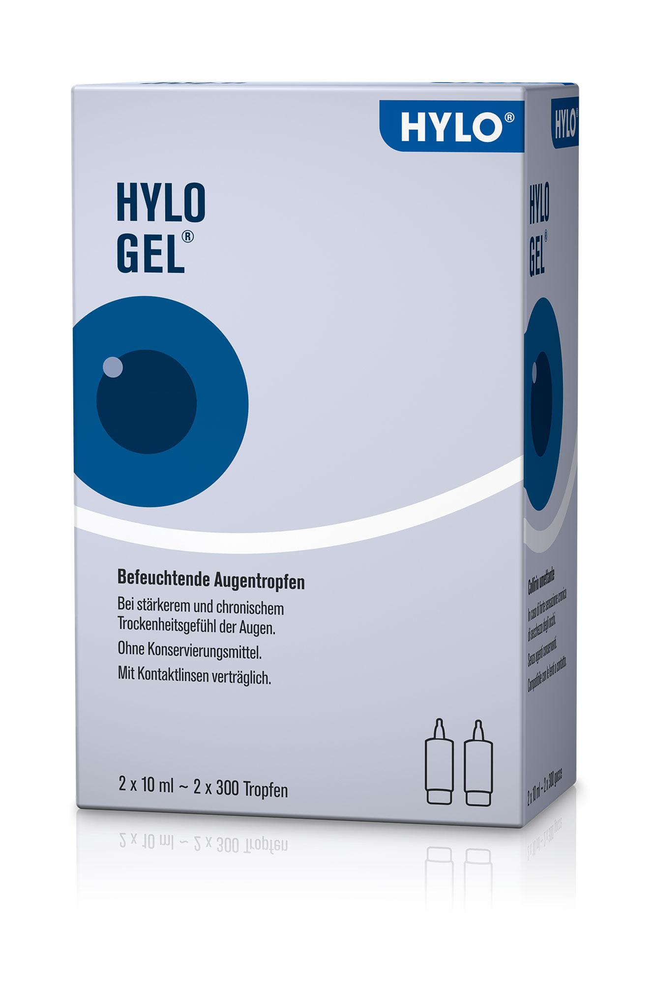 Hylo GEL Gtt Opht 0.2 % 2 Fl 10 ml