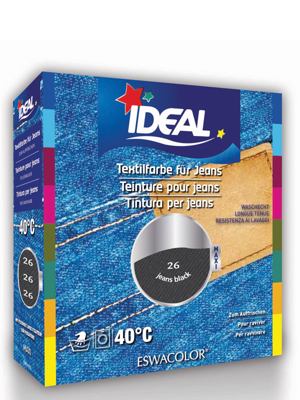 Ideal Maxi Baumwolle Color No26 jeans schwarz