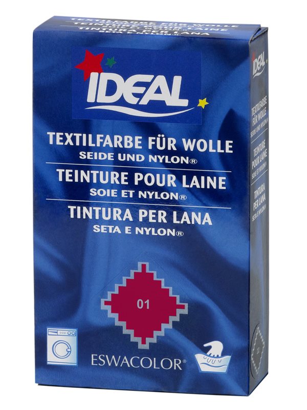 Ideal Wolle Color Pulver No01 Rot 30 G